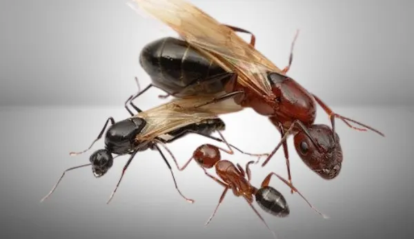 Hormigas voladoras en casa